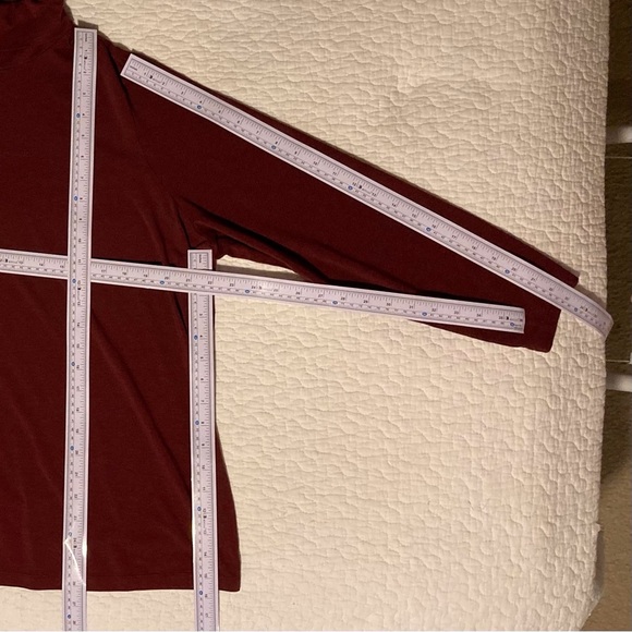 Lands' End Burgundy Turtleneck | Size 2X (20W-22W) | Fall | Winter | Holiday - Picture 2 of 7